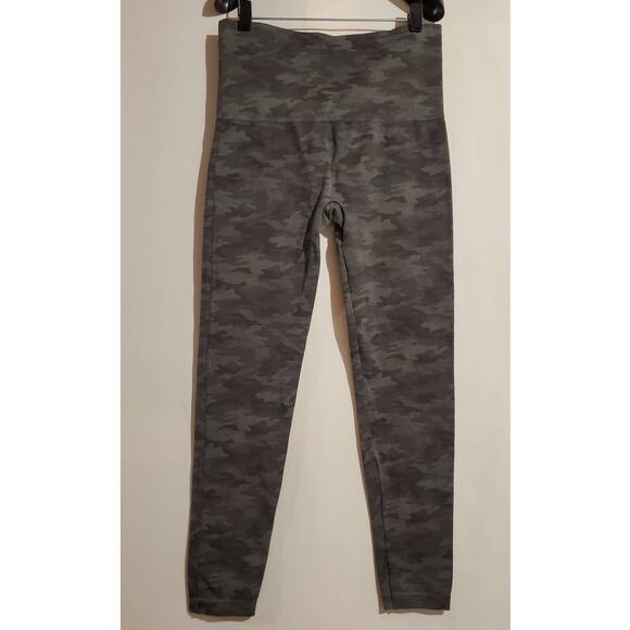 Spanx Camo Leggings Womens Plus Size 2X High Rise Seamless Tummy Control Ankle - Picture 2 of 7